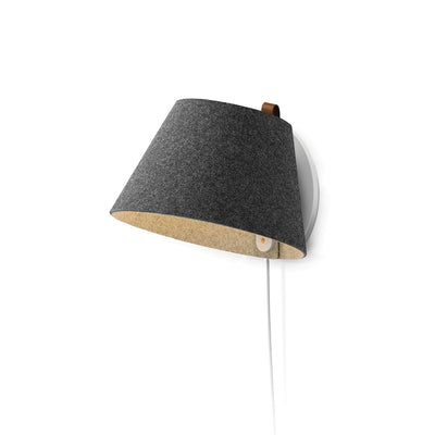 Pablo Designs - LANA WALL MINI CHR/GRY - LED Wall Lamp - Lana - Charcoal/Grey