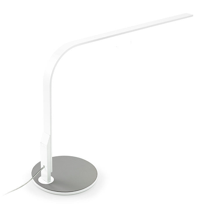 Pablo Designs - LIM 360 WHT/SLV - LED Table Lamp - LIM 360 - White/Silver