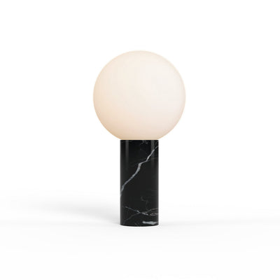 Pablo Designs - PILA MRBL BLK - One Light Table Lamp - Pilar - Black Marble