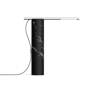 Pablo Designs - TO TBL BLK/CRM - LED Table Lamp - T.O - Black Marble/Chrome