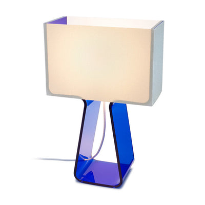 Pablo Designs - TT 14 BLU - One Light Table Lamp - Tube Top - Cobalt Blue