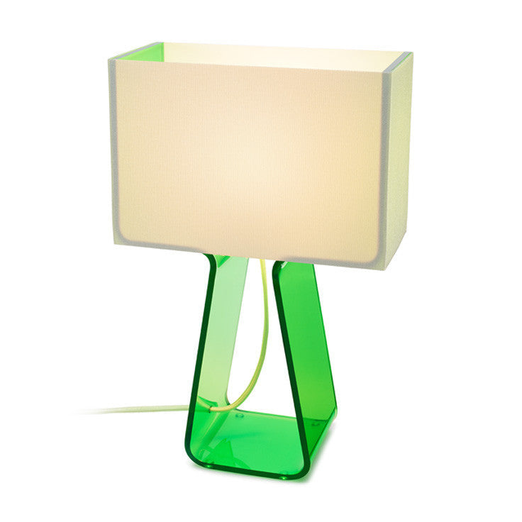 Pablo Designs - TT 14 GRN - One Light Table Lamp - Tube Top - Bright Green