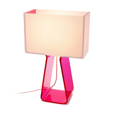 Pablo Designs - TT 14 PIN - One Light Table Lamp - Tube Top - Hot Pink