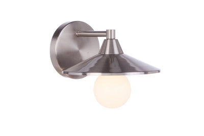 Craftmade - 12508BNK1 - One Light Wall Sconce - Isaac - Brushed Polished Nickel