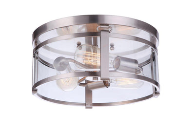 Craftmade - 55383-BNK - Three Light Flushmount - Elliot - Brushed Polished Nickel