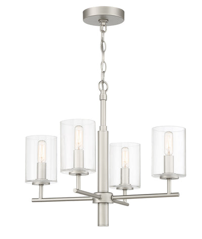 Craftmade - 55624-SN - Four Light Chandelier - Hailie - Satin Nickel
