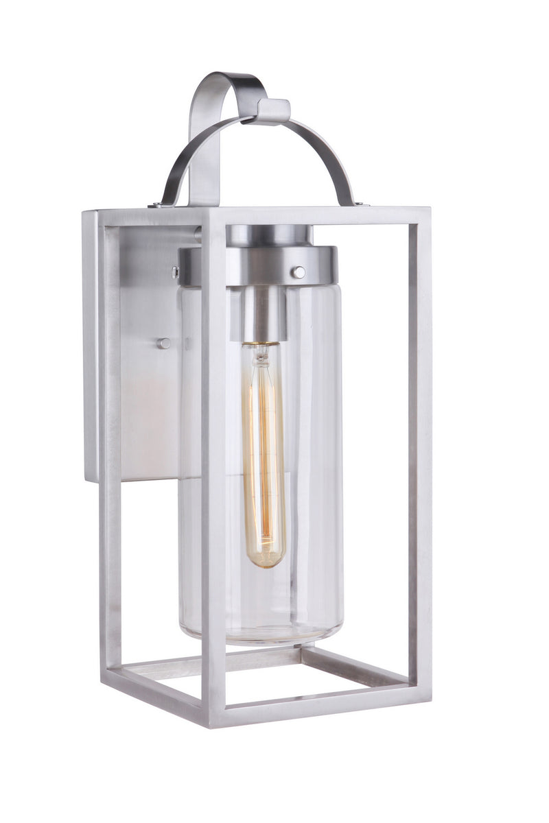 Craftmade - ZA4824-SA - One Light Outdoor Lantern - Neo - Satin Aluminum