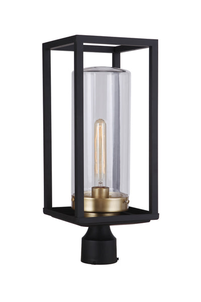 Craftmade - ZA4825-MNSB - One Light Outdoor Post Mount - Neo - Midnight Satin Brass