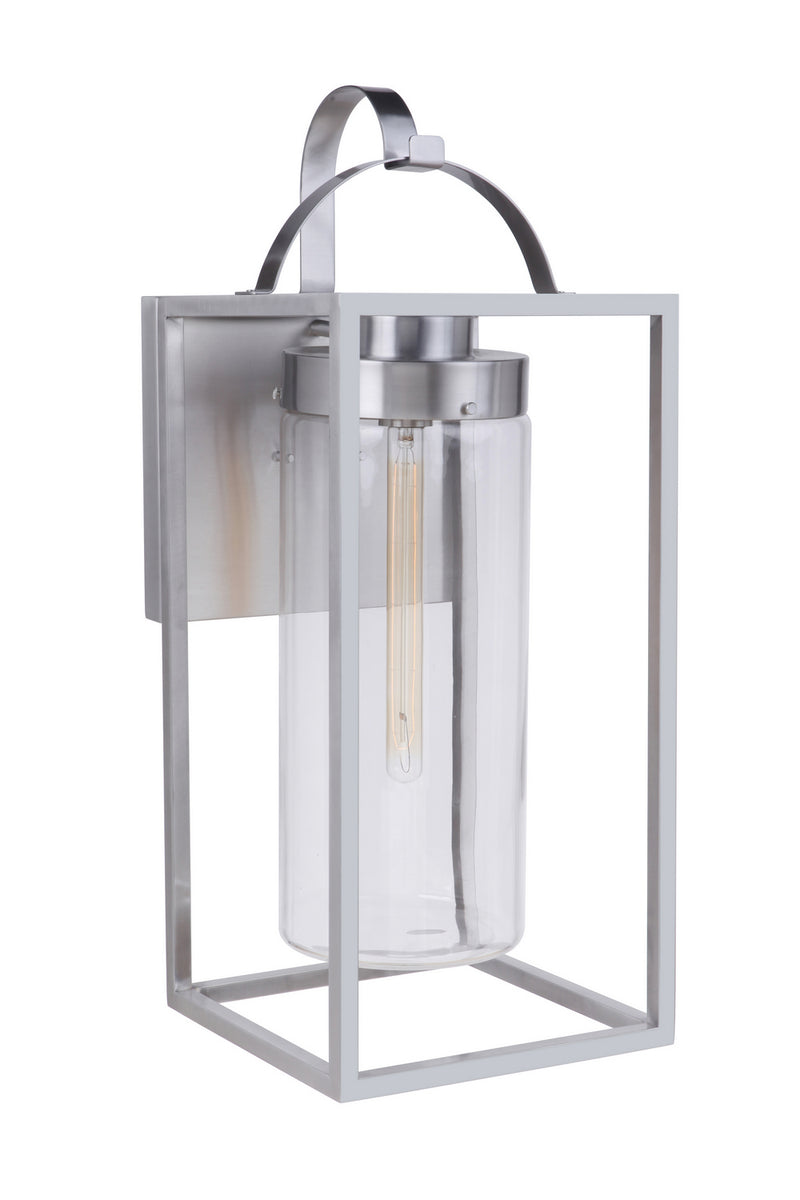 Craftmade - ZA4834-SA - One Light Outdoor Wall Mount - Neo - Satin Aluminum