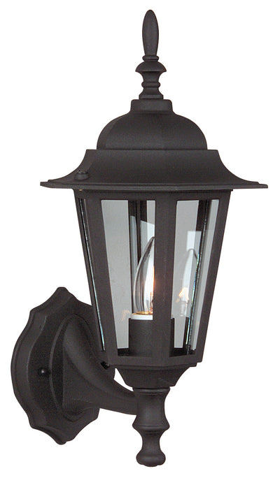 Straight Glass Cast Outdoor Lantern