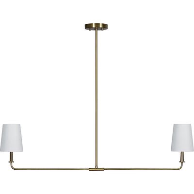 Renwil - LPC4408 - Two Light Ceiling Fixture - Kennedy - Antique Brushed Brass