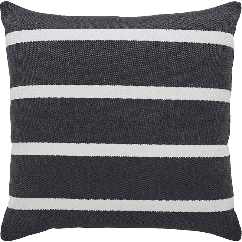 Renwil - PWFLX1025 - Pillow - Commack - Dark Grey/ White Stripes