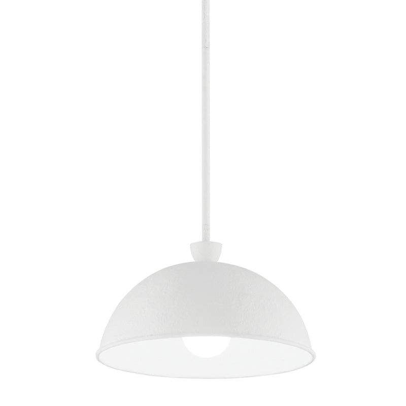 Troy Lighting - F3114-GSW - One Light Pendant - Tygo - Gesso White