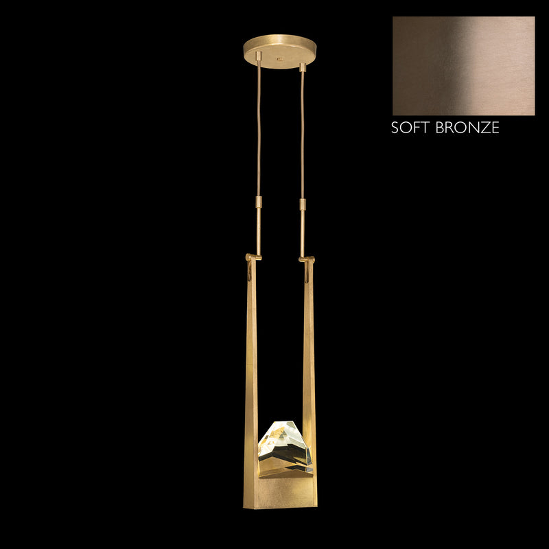 Fine Art - 928240-3ST - LED Pendant - Strata - Bronze