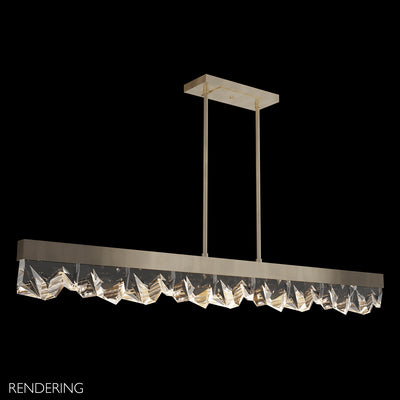 Fine Art - 931340-3ST - LED Linear Pendant - Strata - Bronze