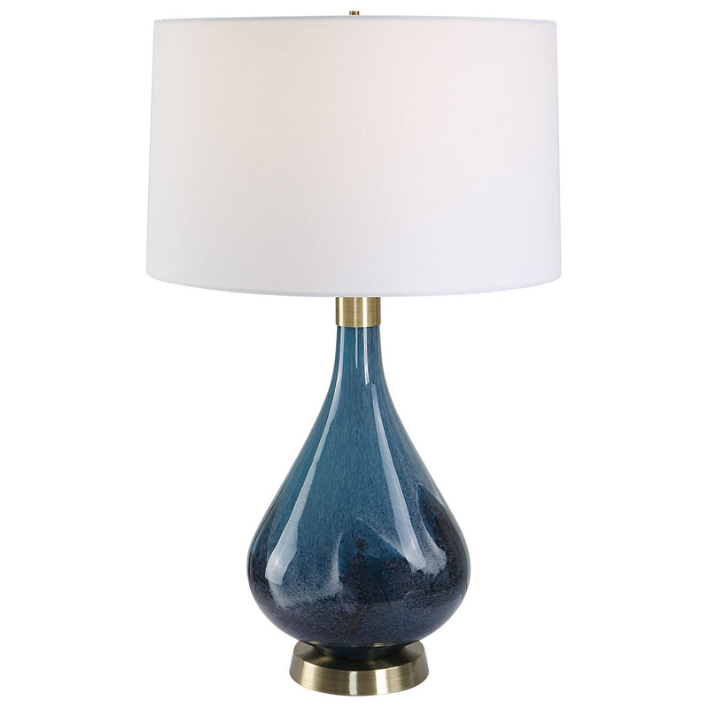 Uttermost - 30098 - One Light Table Lamp - Riviera - Antique Brass