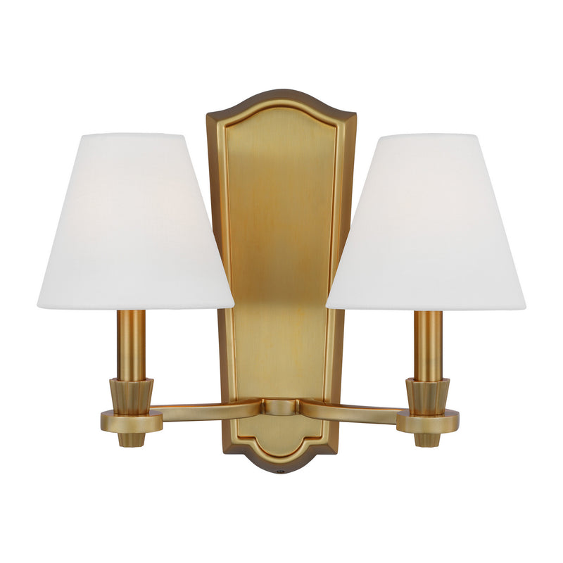 Visual Comfort Studio - AW1112BBS - Two Light Wall Sconce - Paisley - Burnished Brass