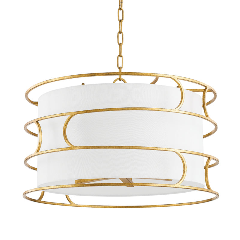 Troy Lighting - F8125-VGL - Five Light Chandelier - Reedley - Vintage Gold Leaf