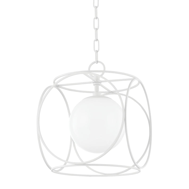 Mitzi - H632701S-TWH - One Light Pendant - Claire - Textured White