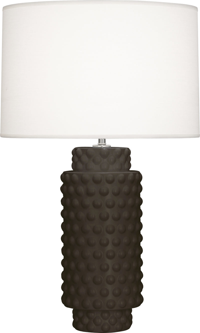 Robert Abbey - MCF08 - One Light Table Lamp - Dolly - Matte Coffee Glazed Textured