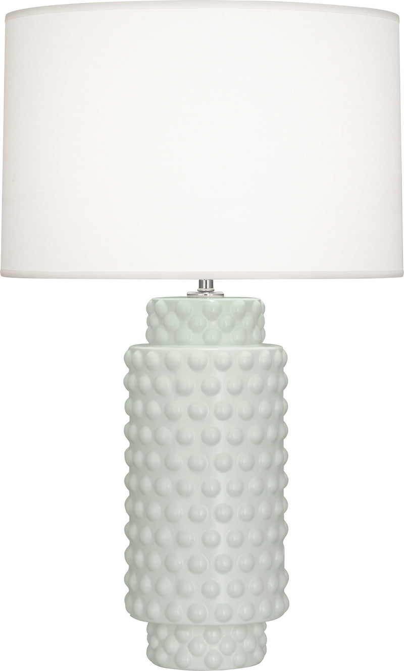 Robert Abbey - MCL08 - One Light Table Lamp - Dolly - Matte Celadon Glazed Textured
