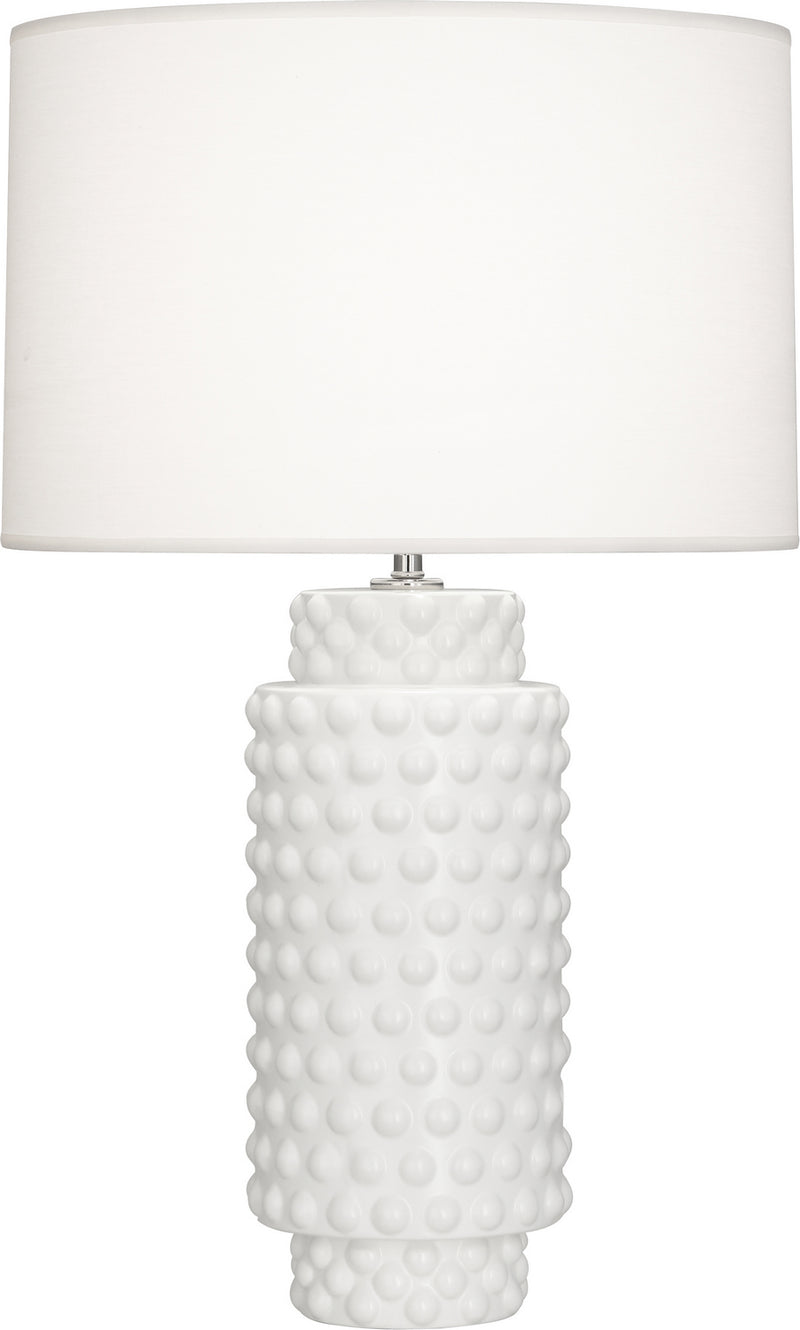 Robert Abbey - MLY08 - One Light Table Lamp - Dolly - Matte Lily Glazed Textured