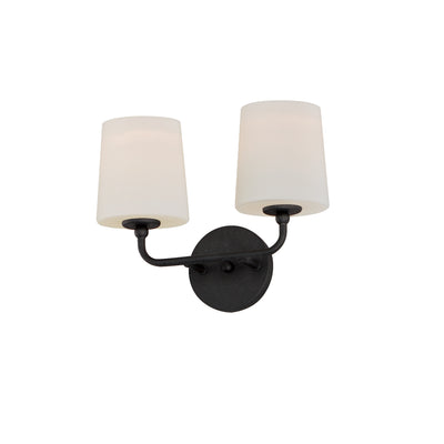 Maxim - 12092SWAR - Two Light Wall Sconce - Bristol - Anthracite