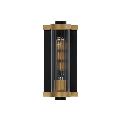 Maxim - 16120CRBKAB - One Light Outdoor Wall Sconce - Opulent - Black / Antique Brass