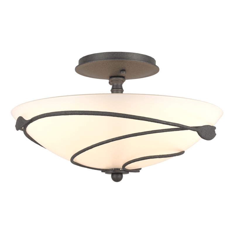 Forged 13-Inch Two Light Semi-Flush Mount
