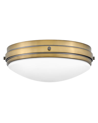 Hinkley - 39053HB - LED Flush Mount - Oliver - Heritage Brass