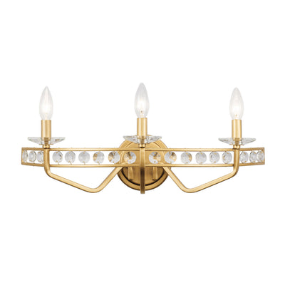 Varaluz - 363B03AG - Three Light Bath - Monroe - Antique Gold