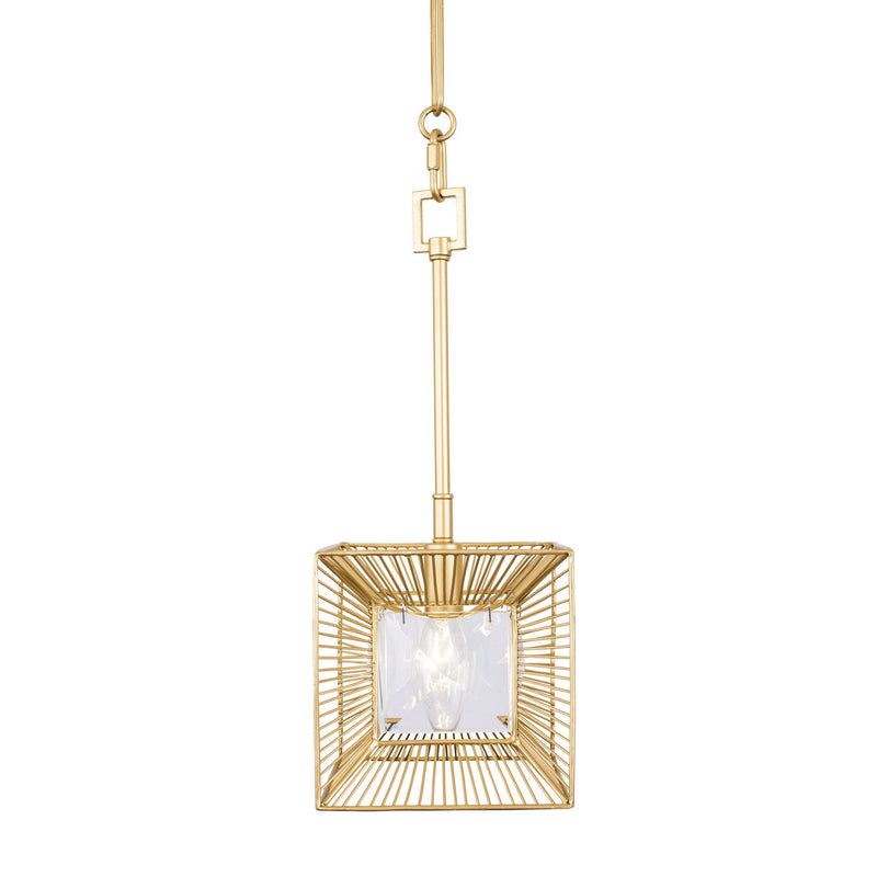 Varaluz - 366M01FG - One Light Mini Pendant - Arcade - French Gold