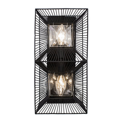 Varaluz - 366W02CB - Two Light Wall Sconce - Arcade - Carbon