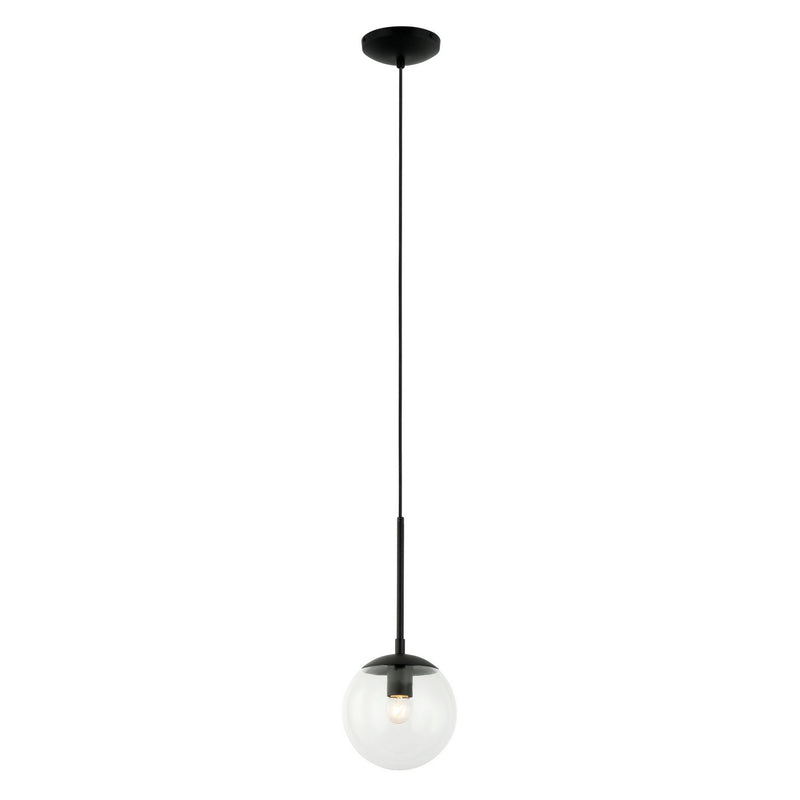 Varaluz - 373M01BL - One Light Mini Pendant - Mid-Century - Black