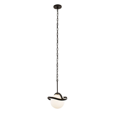 Varaluz - 374M01CBFG - One Light Mini Pendant - Black Betty - Carbon/French Gold