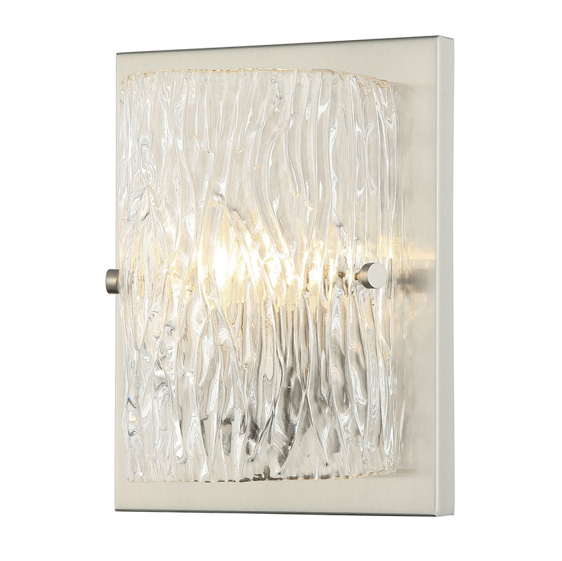 Varaluz - 376W01BN - One Light Wall Sconce - Morgan - Brushed Nickel