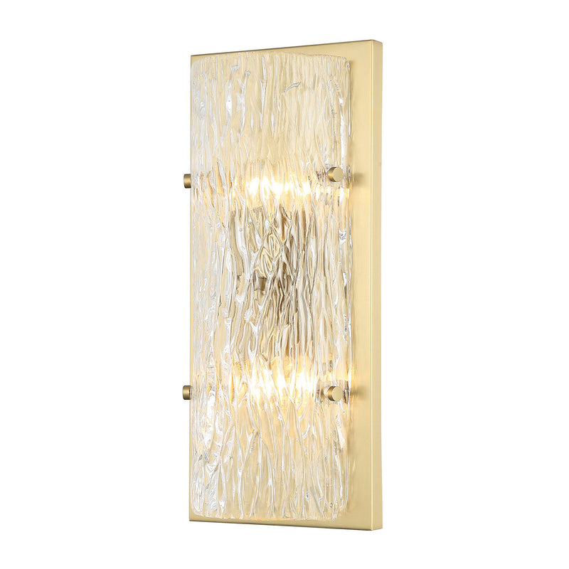 Varaluz - 376W02SB - Two Light Wall Sconce - Morgan - Satin Brass