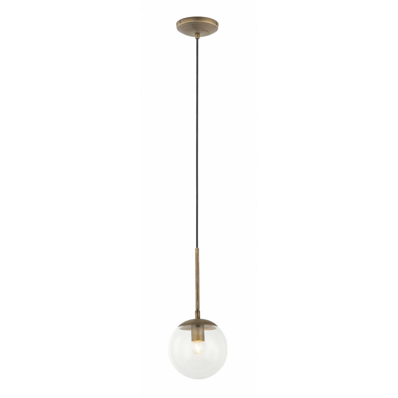 Varaluz - 612740 - One Light Mini Pendant - Mid-Century - Antique Brass