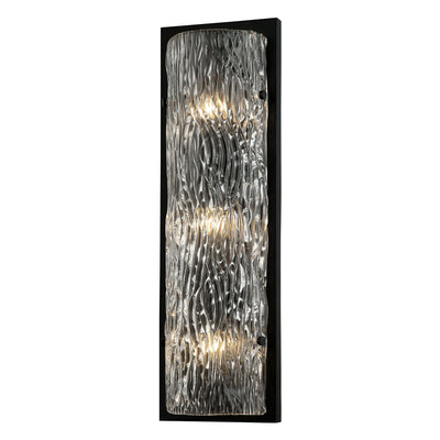 Varaluz - 376W03BL - Three Light Wall Sconce - Morgan - Black