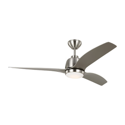 Visual Comfort Fan - 3AVLR54BSD - 54``Ceiling Fan - Avila 54 LED - Brushed Steel