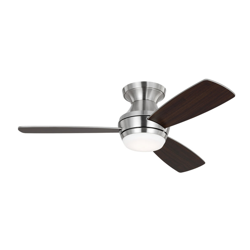 Visual Comfort Fan - 3IKR44BSD - 44``Ceiling Fan - Ikon 44 LED - Brushed Steel