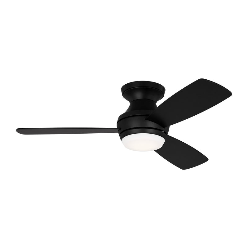 Visual Comfort Fan - 3IKR44MBKD - 44``Ceiling Fan - Ikon 44 LED - Midnight Black