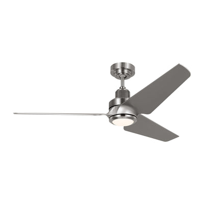 Visual Comfort Fan - 3RULSM52BSD - 52``Ceiling Fan - Ruhlmann Smart 52 LED - Brushed Steel