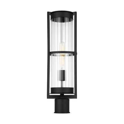 Visual Comfort Studio - 8226701-12 - One Light Outdoor Post Lantern - Alcona - Black