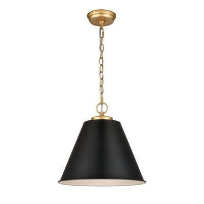 ELK Home - 68164/1 - One Light Pendant - Vellus - Matte Black