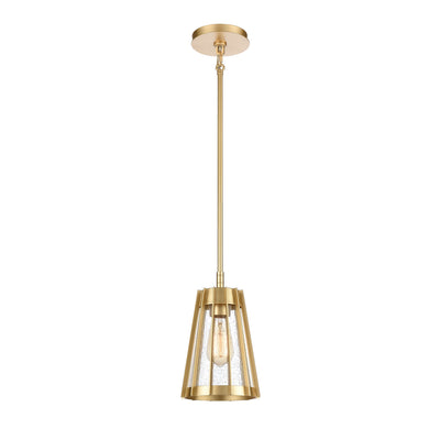 ELK Home - 82104/1 - One Light Mini Pendant - Open Louvers - Champagne Gold