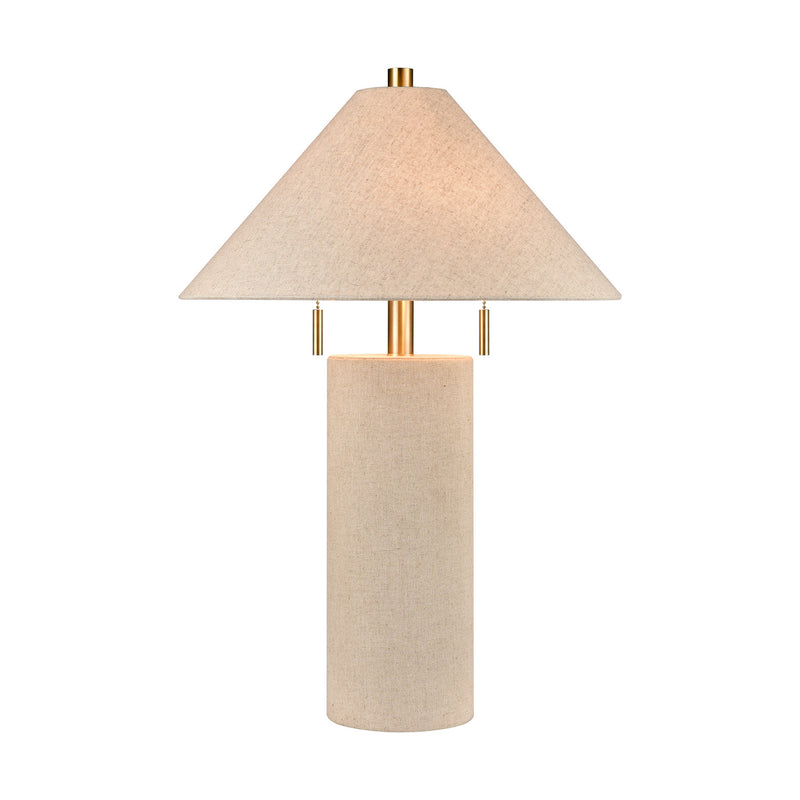 ELK Home - H0019-10338 - Two Light Table Lamp - Blythe - Oatmeal