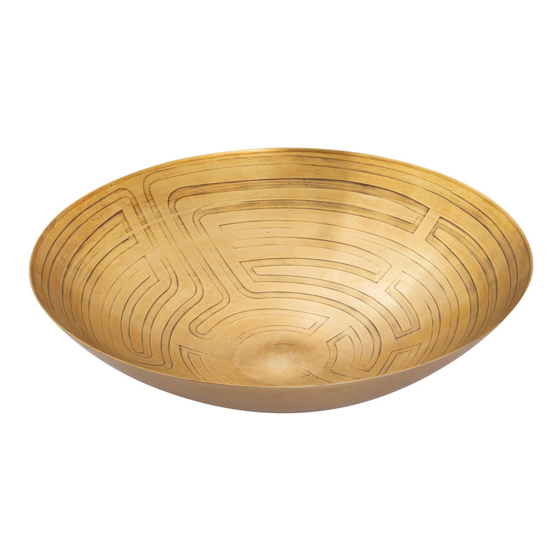 ELK Home - H0807-10674 - Centerpiece Bowl - Maze - Antique Brass
