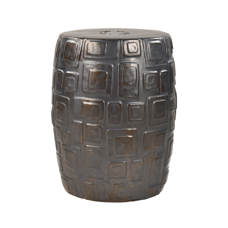 ELK Home - S0015-8102 - Accent Stool - Cambeck - Blackened Bronze Glazed