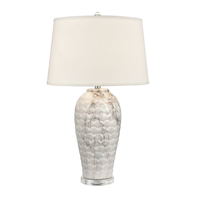 ELK Home - H0019-9542 - One Light Table Lamp - Causeway Waters - White Marbleized